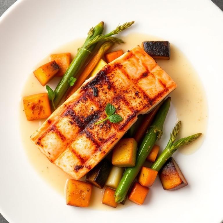 Salmón a la plancha